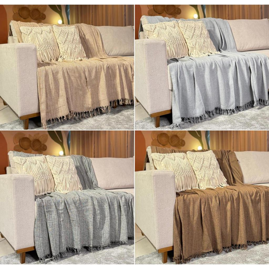 Manta Para Sofá King Gigante 3,00 x 1,80 100% Algodão Protetor Decoração