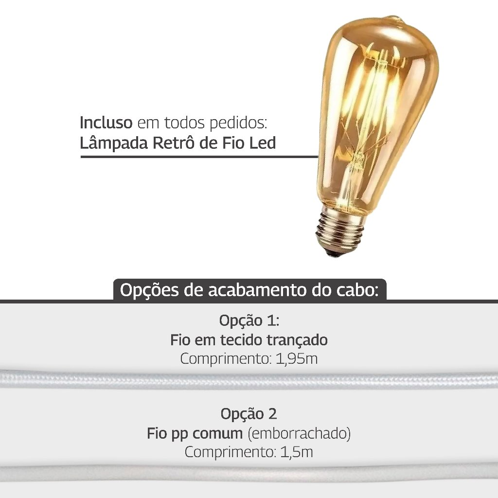 Luminária Abajur Opus -Mesa Cabeceira