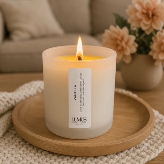 Vela Aromática Perfumada de Vanilla 200gr