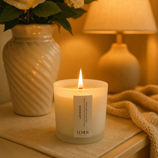 Vela Aromática Perfumada Lavanda 200gr