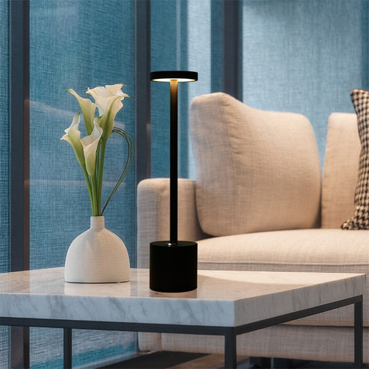 Luminária de Led Velena com Acendimento ao toque -Recarregavél
