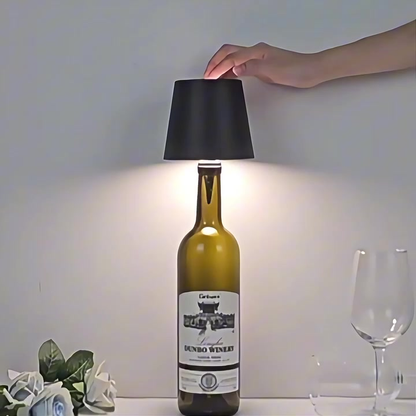 Luminária LED Rock Sem Fio De Vinho/Whisky