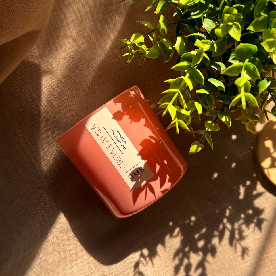 Vela Aromática Perfumada de Cereja e Avelã 200gr