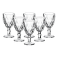 Jogo com 6 Taças Diamond Bico de Jaca – 340ml Beleza lapidada para brilhar à mesa.