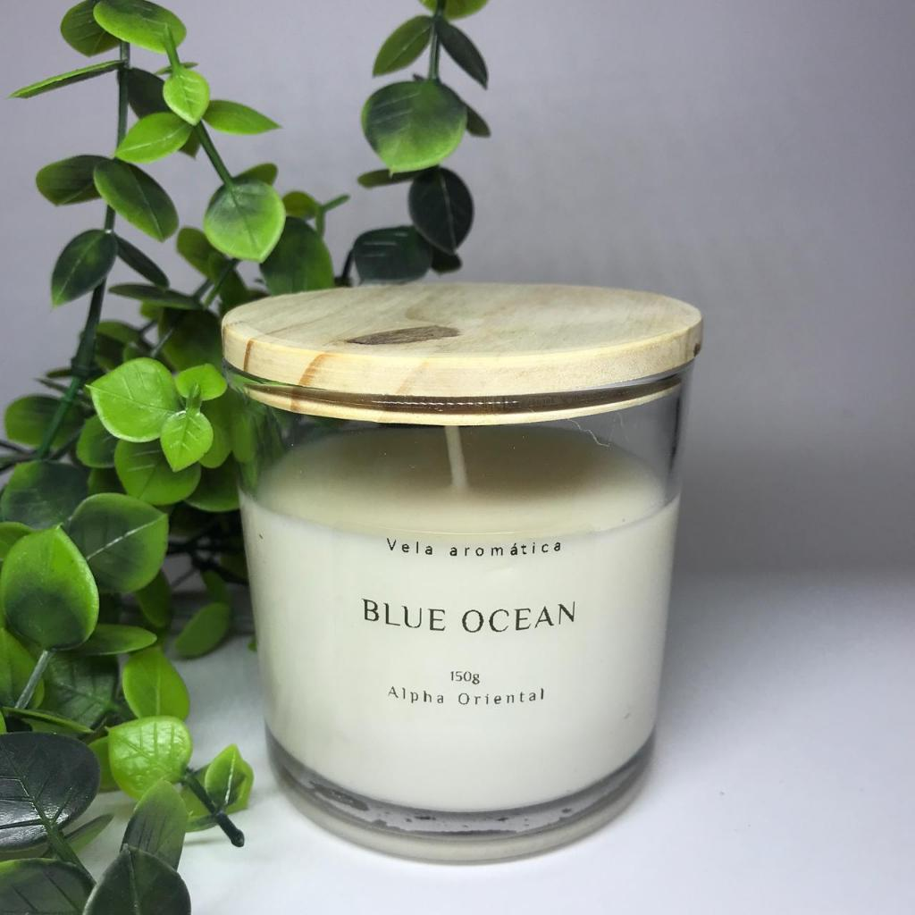 Vela aromática artesanal Alpha Orinetal- Com especiarias