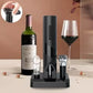 Kit Elétrico Premium para Vinho  4 em 1 – Mais praticidade, elegância e sofisticação para os momentos que merecem um brinde.