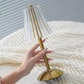 Luminária Abajur de Mesa Saia Seda Com Barra Led Sensor Toque De Luz Quarto Sem Fio 3 Cores 110/220v